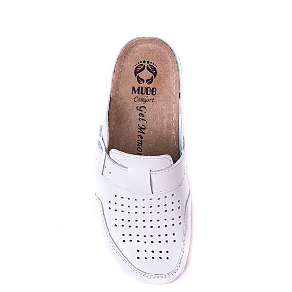 Сабо ортопедичні чоловічі Mubb 350 white (Сербія)