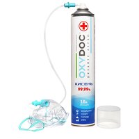 Баллончик кислородный Oxydoc (Турция). 16л.+ Маска. S56-3785
