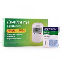 Акційний набір Глюкометр One Touch Select Simple з 25 тест - смужками в комплекті ( LifeScan , США )