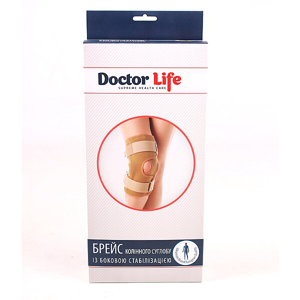 Купити Ортез колінного суглоба з бічною стабілізацією Doctor Life KS-02 (Україна)
