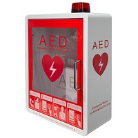 БОКС металевий настінний із сигналізацією для дефібрилятора AED Amoul S52-1212