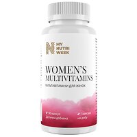 Мультивитамины для женщин, Womens Multivitamins, My Nutri Week, 90 капсул (Украина)
