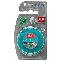 Зубная нить DentalFloss мятная с волокнами серебра 30 м Splat