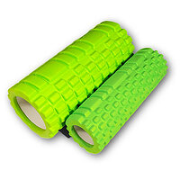 Ролик массажный EasyFit Grid Roller Double 33 см Салатовый S122-1417 №2