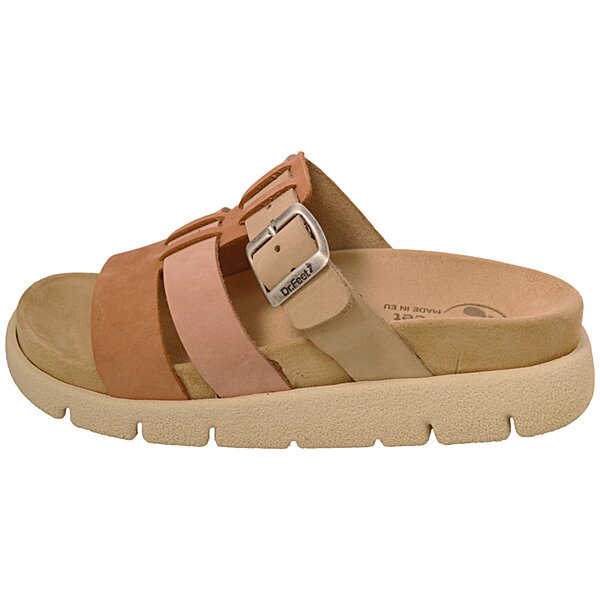 Женские сандали Dr.Feet 16030 337 с регулируемой пряжкой, бежево-коричневые (Хорватия)