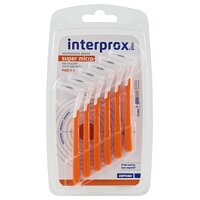 Щітка міжзубна Dentaid Interprox Plus 2G Super Micro 0.9 мм, 6 шт. (Іспанія)