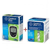 Глюкометр CONTOUR&reg; PLUS + Тест - смужки CONTOUR&reg; PLUS №50 Обмінний !