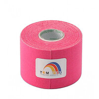 Кинезиологический тейп 5 см x 5 м розовый TemTex