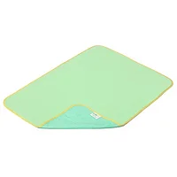 Пеленка двусторонняя непромокаемая Jersey Classic р.65х90 см. зеленая Эко Пупс