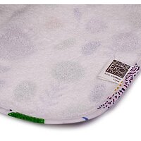 Пеленка двусторонняя непромокаемая Eco Cotton р.50х70 см. Фуксия, цветы Эко Пупс №2