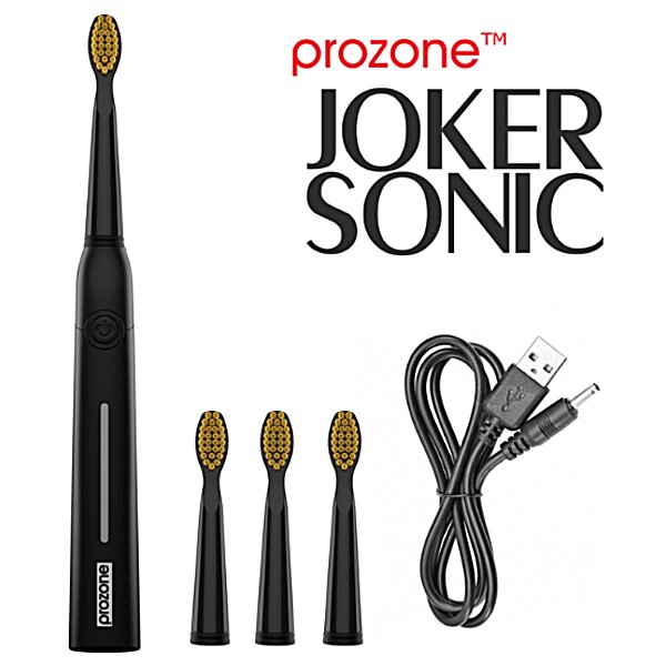 Купити Зубна електрична звукова щітка JOKER ClassicYellow (Black) ProZone