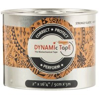 БІОМЕХАНІЧНИЙ тейп Dynamic Tape 5 см х 5 м бежевий з чорним тату S112-16 №2