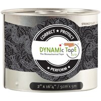 БІОМЕХАНІЧНИЙ тейп Dynamic Tape 5 см х 5 м Eco чорний з сірим тату S112-17 №2