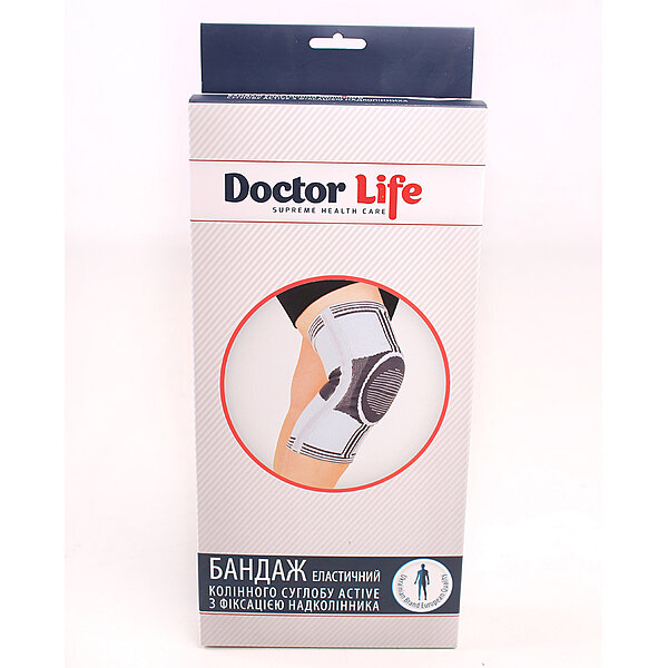 Бандаж на коліно Doctor Life Active А7-049 посилений (Україна)