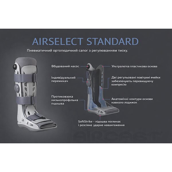 Ортез гомілковостопного суглоба Donjoy Airselect 01EF Standard (США)