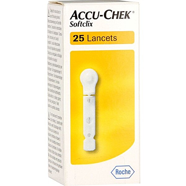 Купити Ланцети Акку-Чек (Accu-Chek) Софтклікс 25 шт. в упаковці (Німеччина)