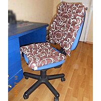 Комплект офисный из гречневой шелухи Лотос, сидушка 40x40, спинка 42x40 см №2