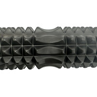 Ролик массажный EasyFit Grid Roller 33 см v.1.2 Черный S122-1171 №2