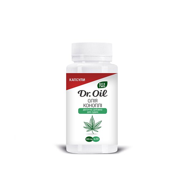 Масло Конопля Dr.Oil, № 60 в капсулах