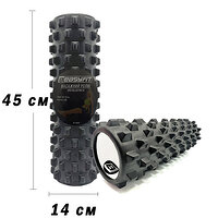 Ролик массажный EasyFit Grid Roller PRO 45 см Черный S122-1193