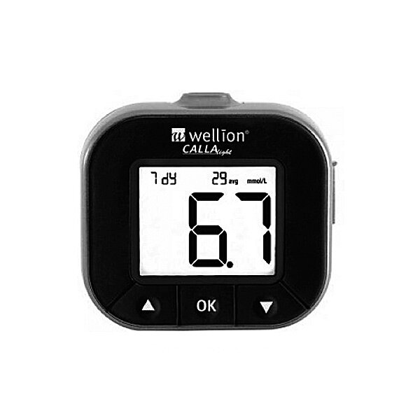 Глюкометр Wellion CALLA Light , набір для вимірювання глюкози , (Австрія )