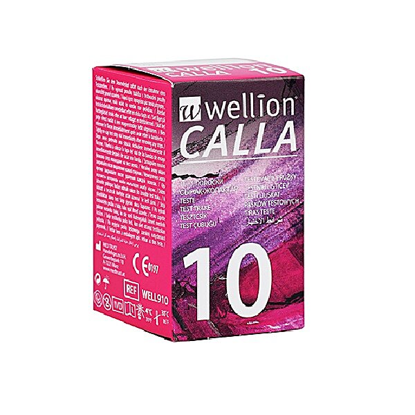 Глюкометр Wellion CALLA Light , набір для вимірювання глюкози , (Австрія )