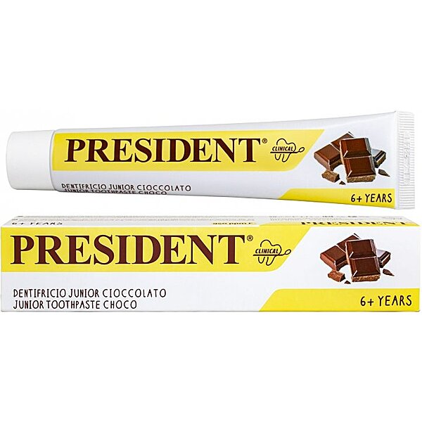 Детская зубная паста President Junior Choco от 6 лет 50 мл