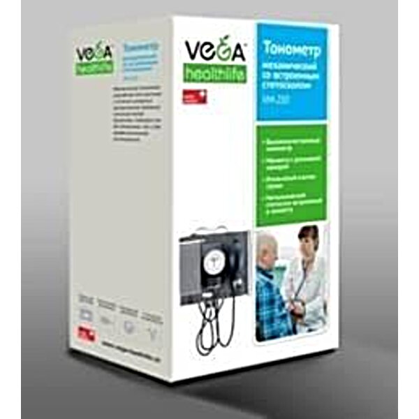 Фото Механический тонометр Vega VM-210 со встроенным стетоскопом