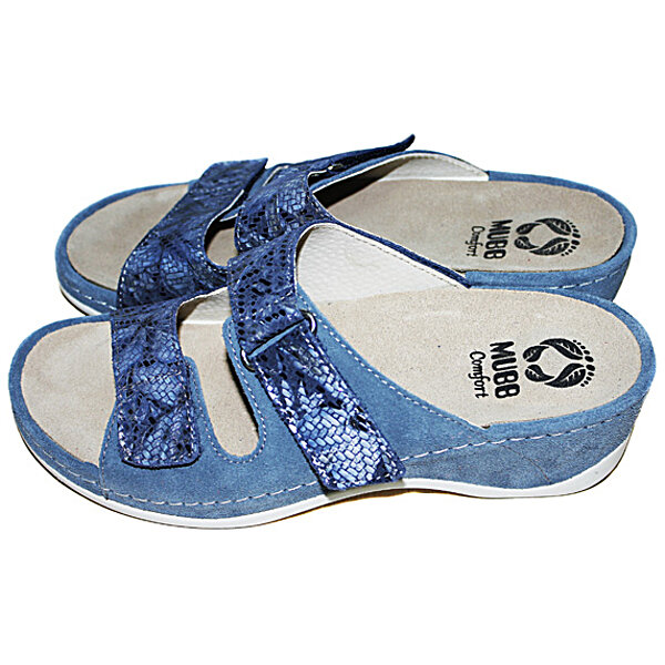 Жіночі ортопедичні шльопанці Mubb Vesuvio Jeans 7207-1-04 (Сербія)