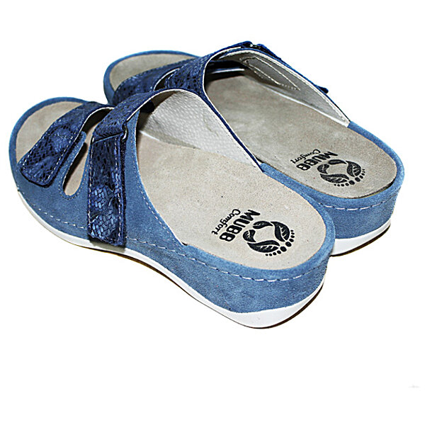 Жіночі ортопедичні шльопанці Mubb Vesuvio Jeans 7207-1-04 (Сербія)