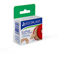 Пластырь медицинский нетканный ЭкоПор ЄCOPLAST 5 см x 5 м