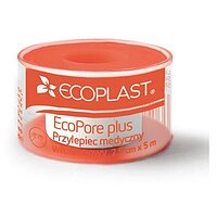 Пластырь медицинский нетканный ЭкоПор ЄCOPLAST 5 см x 5 м №2