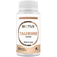 Taurine, таурін, Biotus, 1000 мг, 100 капсул S125-BIO-531088