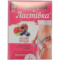 Диетическая добавка чай "Ласточка Лесные ягоды" ф/пак 1,5 г №20 (Украина) №2