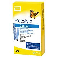 Тест- смужки FreeStyle Optium ( фрістайл Оптиум ) , 25 шт. в упаковці