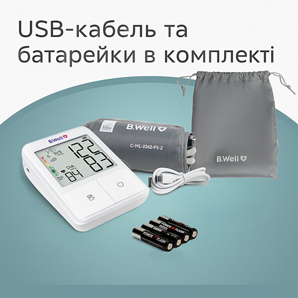 Автоматичний тонометр B.Well MED-50 (Швейцарія)