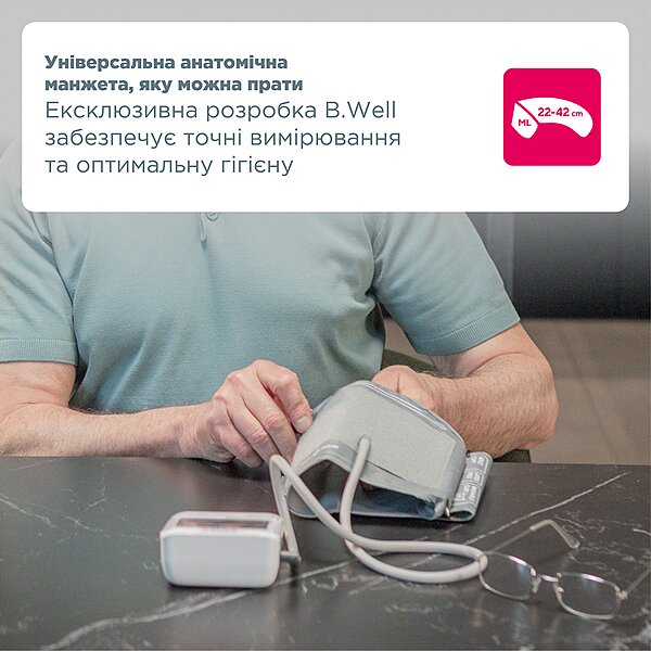Автоматичний тонометр B.Well MED-50 (Швейцарія)