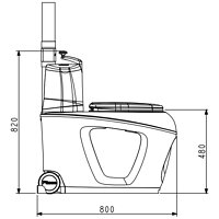 Торфяной туалет PITECO 905 S42-897959307 №2