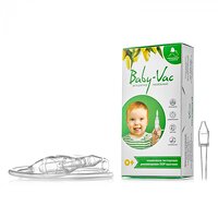 Аспіратор назальний дитячий Baby-Vac з двома змінними наконечниками Праймедіа