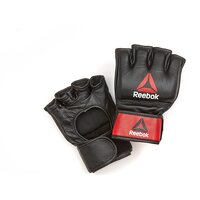 Рукавички для тренінгу Reebok MMA Gloves Leather чорний, червоний Уні M S83-00000040301