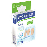 Набор пластырей медицинских полимерных Прозрачный ЄCOPLAST 16 шт.