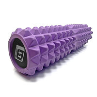 Ролик массажный EasyFit Solid Grid Roller 45 см v.2.2s фиолетовый S122-1922
