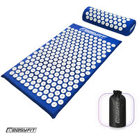 Массажный коврик Easyfit с подушкой (аппликатор Кузнецова) Синий с белым S122-1735 №2