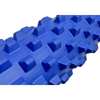 Ролик массажный EasyFit Grid Roller PRO 45 см Синий S122-1194 №2