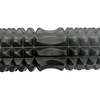 Ролик массажный EasyFit Grid Roller 45 см v.2.2 Черный S122-1188 №2