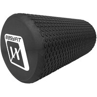 Ролик массажный EasyFit Foam Roller 30 см Черный S122-1878