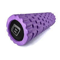 Роллер массажный EasyFit Solid Grid Roller Mini 30 см фиолетовый S122-1920