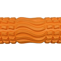 Ролик массажный EasyFit Wavyspines 33 см Оранжевый S122-1663 №2