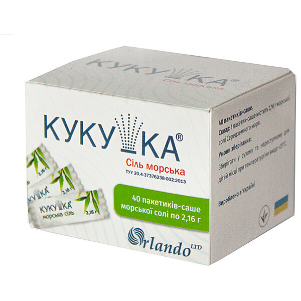 Соль морская "Кукушка", стик 2,16г, №40, Орландо