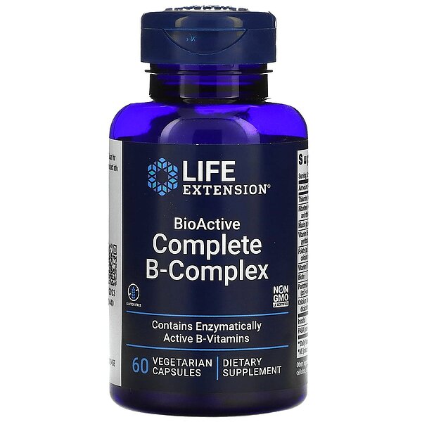 Комплекс вітамінів групи B, Life Extension №60